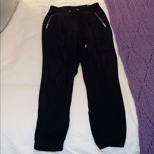 Michael Kors Linen Black Joggers